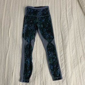 Mesh, high waisted, running leggings